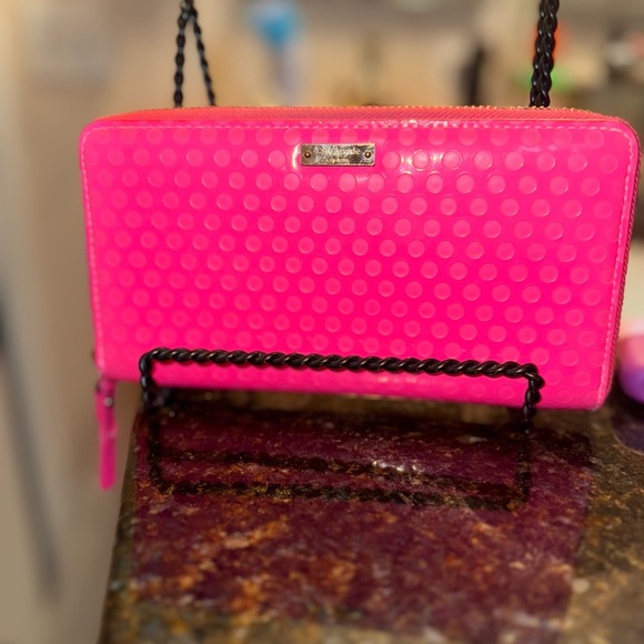 Vibrant Kate Spade Carmine Street bazookapik zip around wallet - Picture 1 of 11
